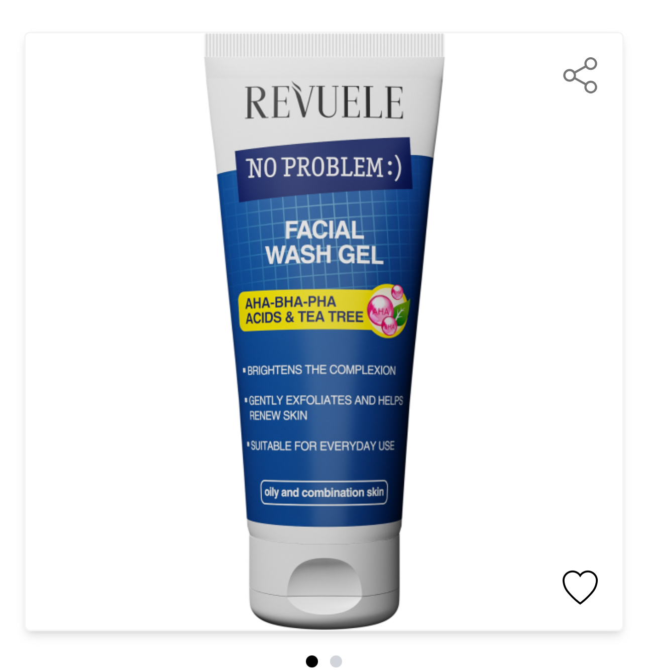 Gel facial 3 en 1 